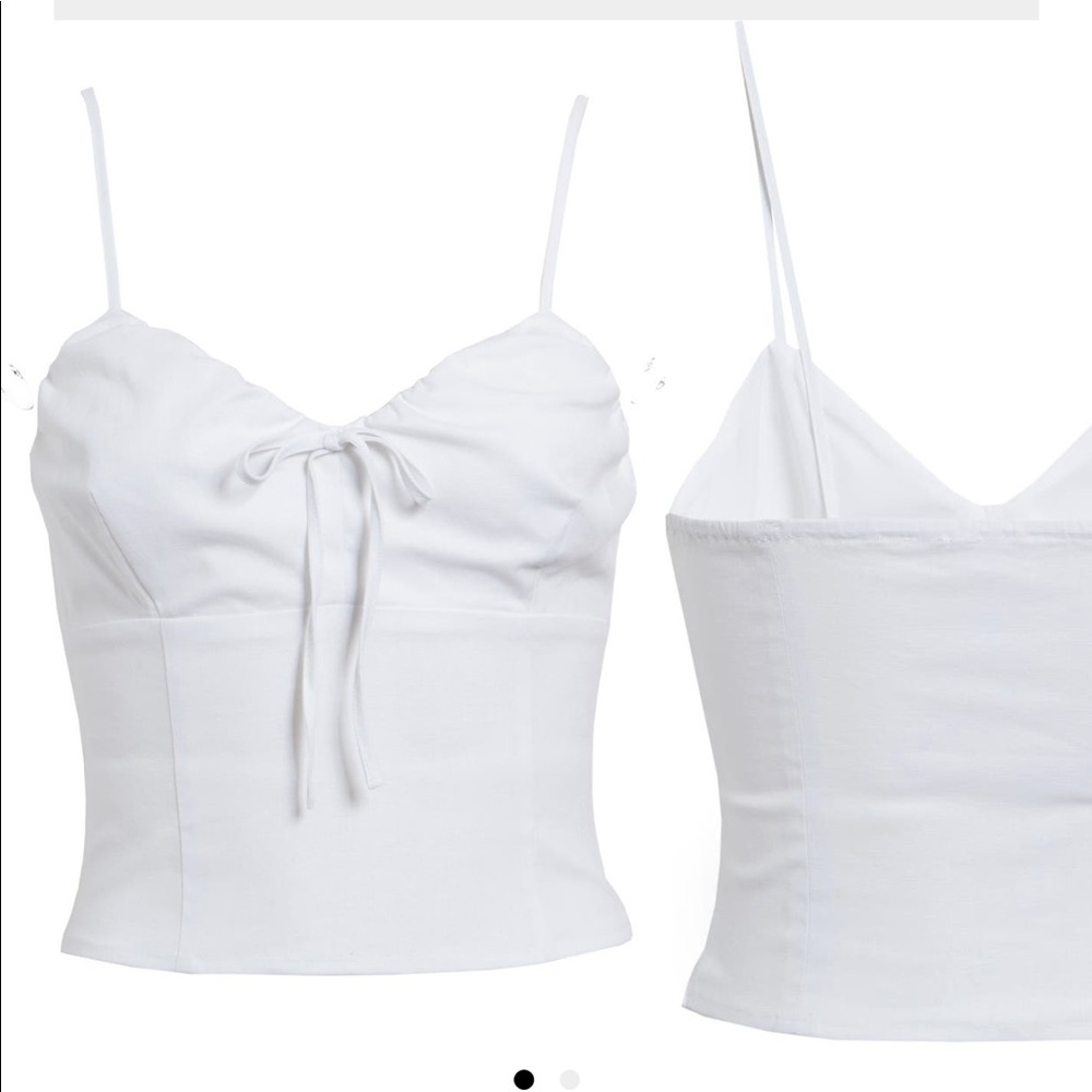 Leith tie front cami